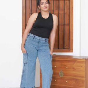 Straight Baggy Skirt Pant