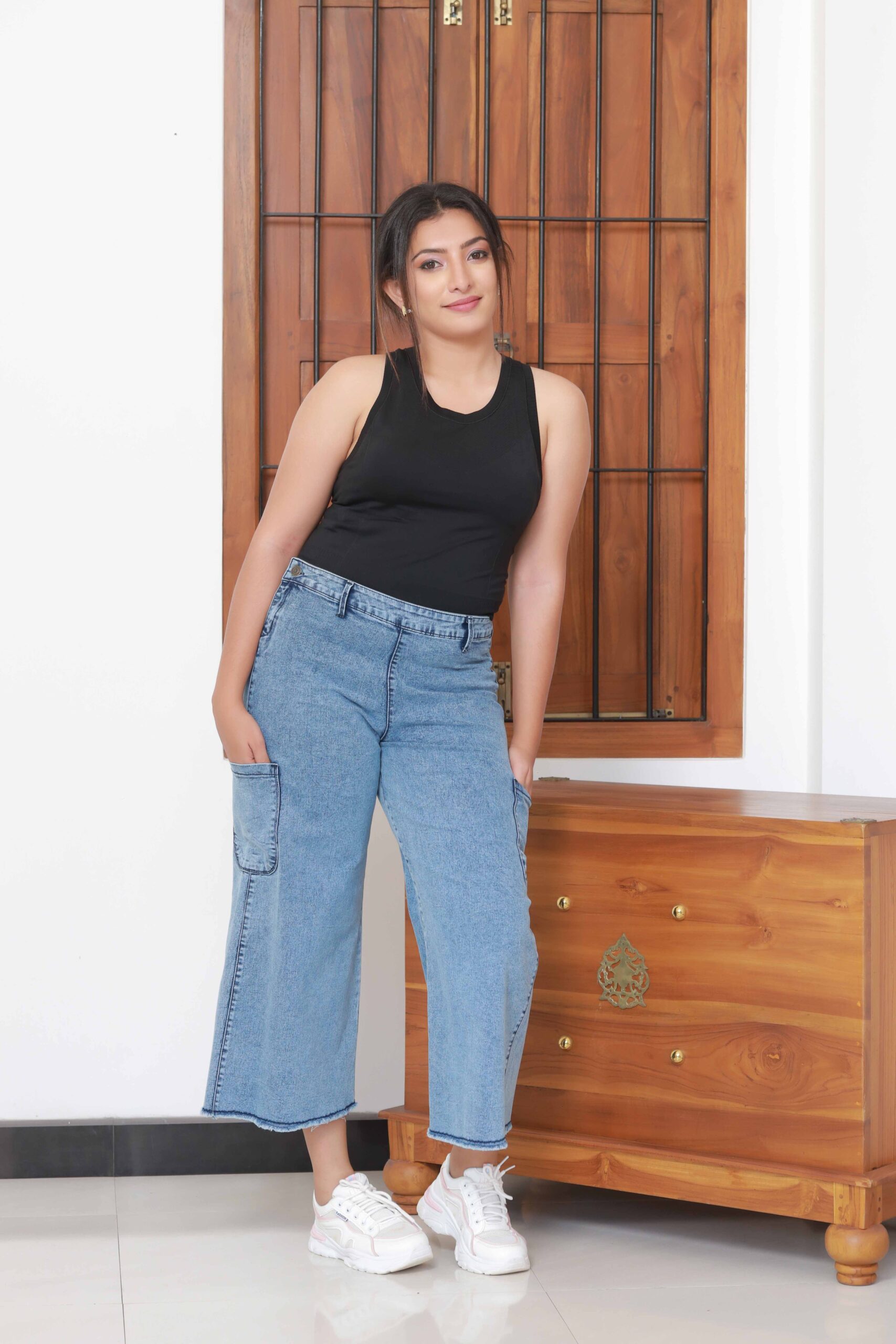 Straight Baggy Skirt Pant