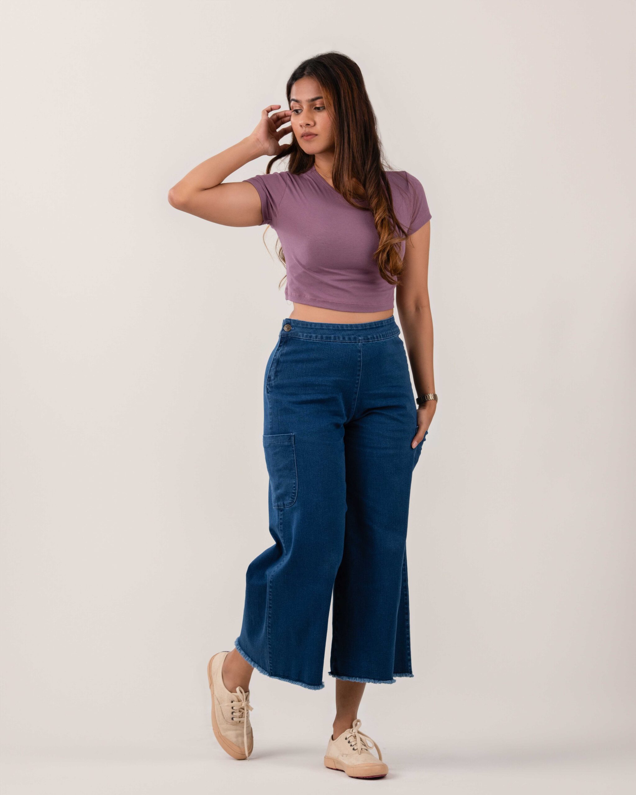 Straight Baggy Skirt Pant