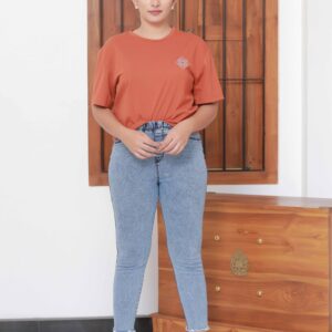 Jegging High Waist Mock Pocket Ankle