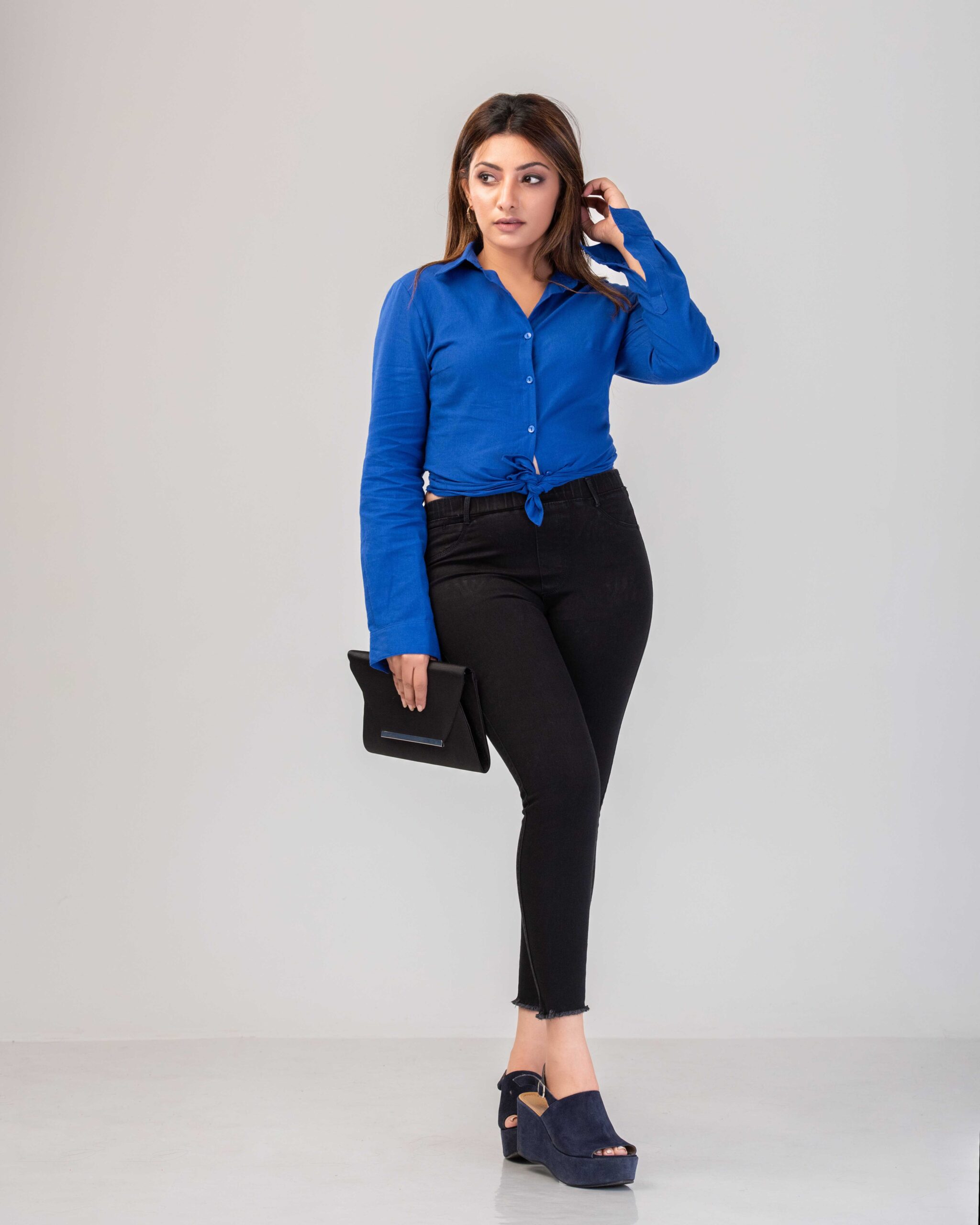 Jegging High Waist Mock Pocket Ankle - Image 5